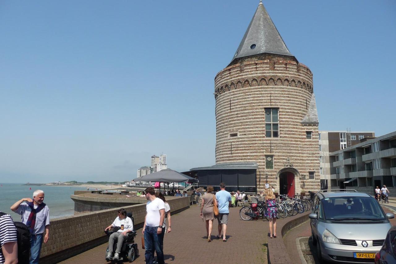 Rijksmonument Havenzicht, Met Zeezicht, Ligging Direct Aan Zee En Centrum Vlissingen Exterior foto