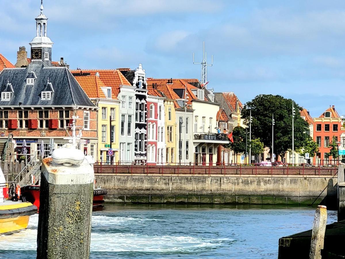 Rijksmonument Havenzicht, Met Zeezicht, Ligging Direct Aan Zee En Centrum Vlissingen Exterior foto